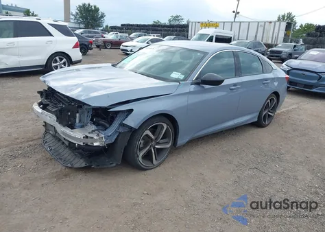 2022 Honda Accord Sport z USA, uszkodzony, nr VIN 1HGCV1F38NA073643